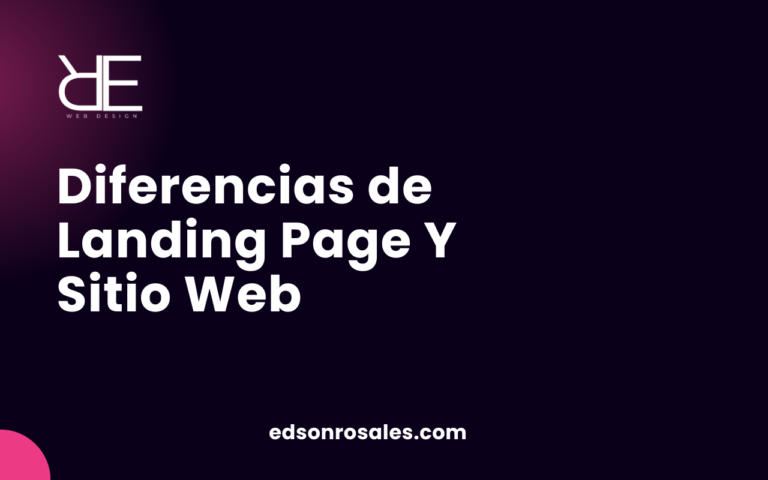 Diferencias de Landing Page y Sitio Web