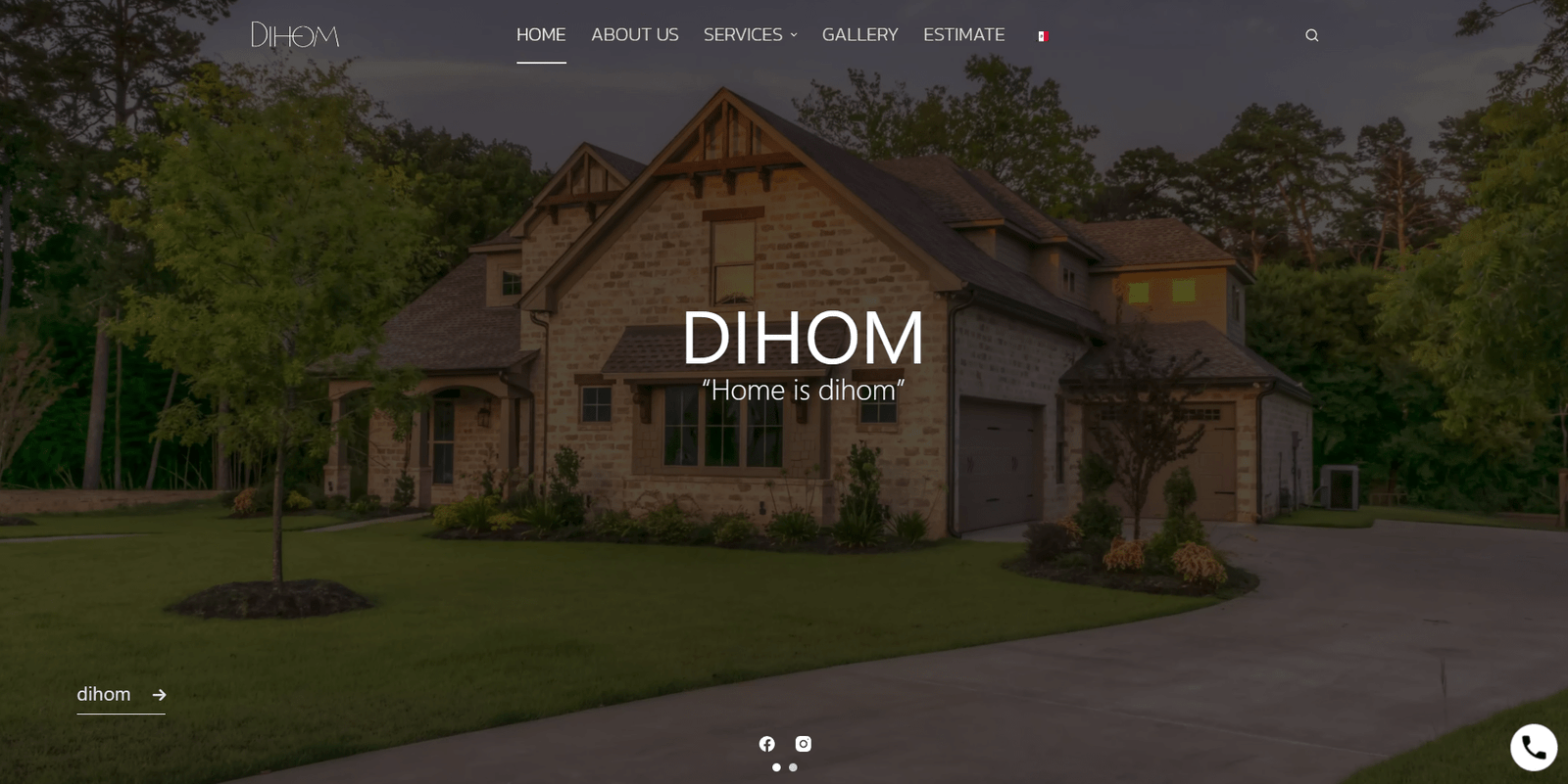 dihom oficial website