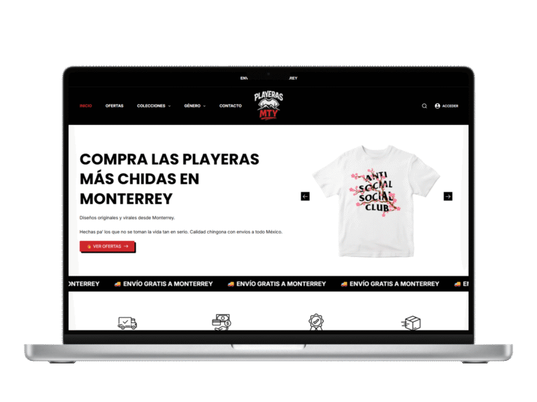 Ecommerce de PlayerasMTY