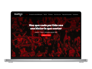 página web de viajes deportivos goal2go