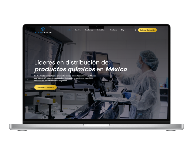 Diseño web para empresa distribuidora de productos químicos