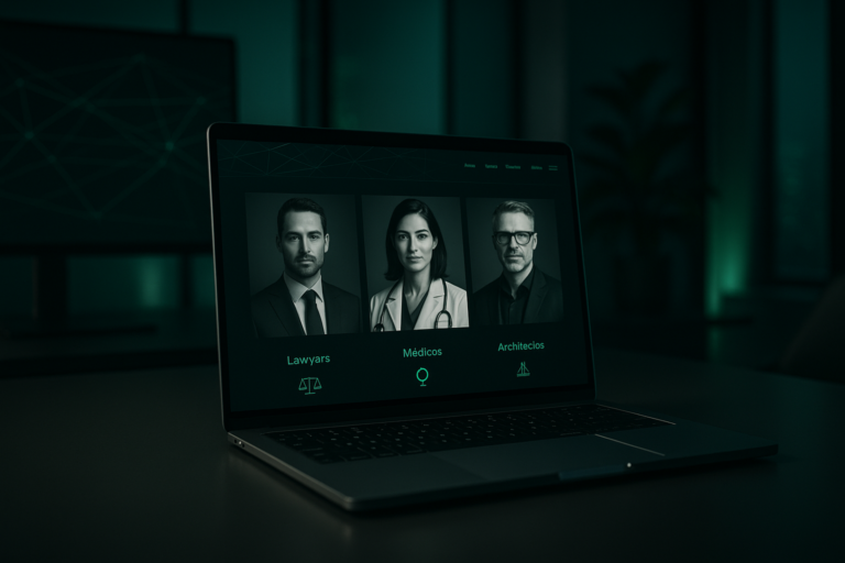 Diseño web profesional para abogados, médicos y arquitectos en Monterrey