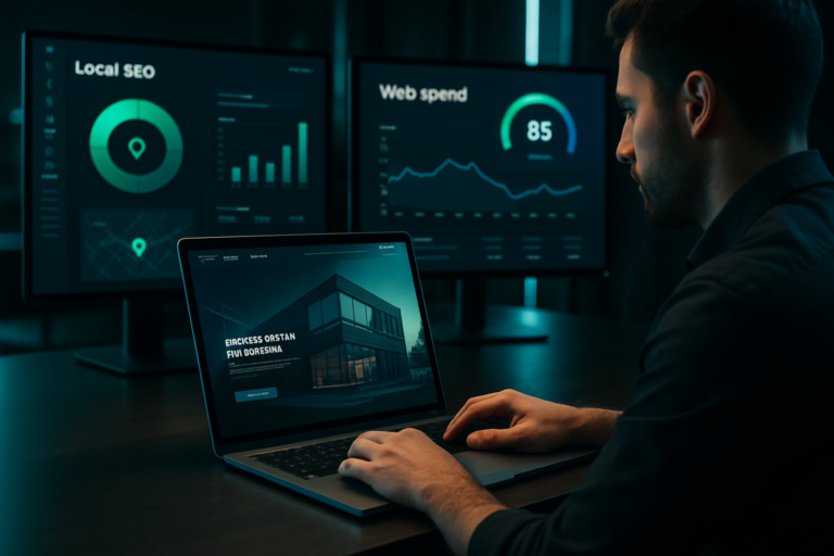 Diseñador web realizando mantenimiento y optimización en WordPress en Monterrey
