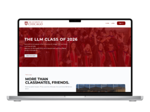 Página web de Universidad en Chicago