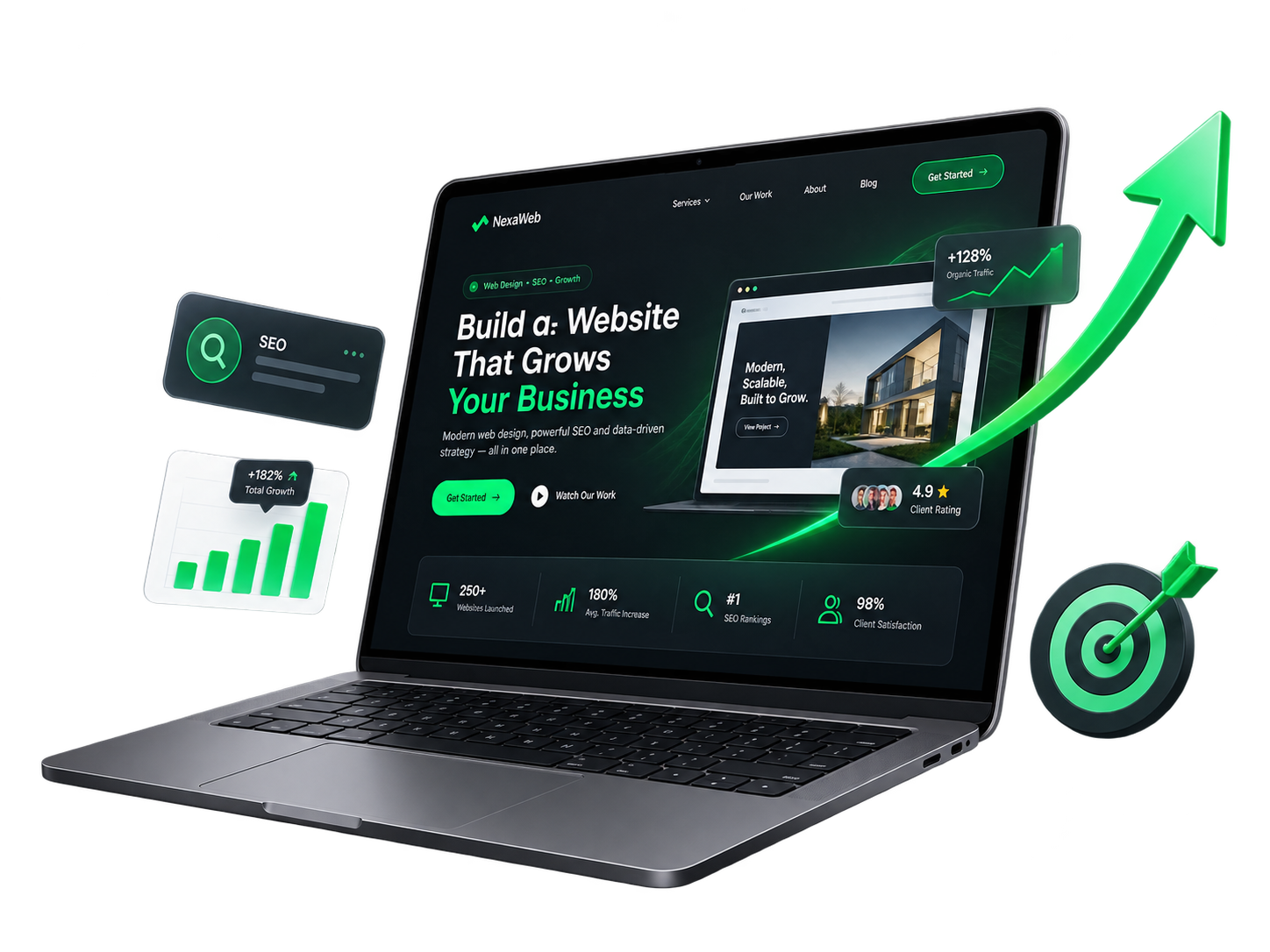 Página web profesional en Monterrey diseñada para atraer clientes y aumentar ventas