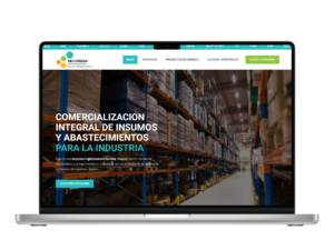 Página web Necomssa abastecimientos para la industria